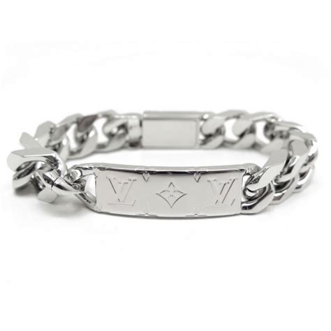 bracelet louis vuitton homme argent